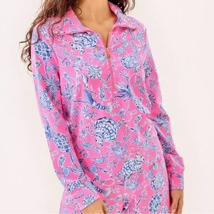 Lilly Pulitzer UPF 50+ Eleni Pullover top